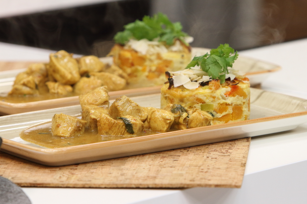 Curried chicken and pumpkin bake (Chef Aaron) - Dewfresh Products