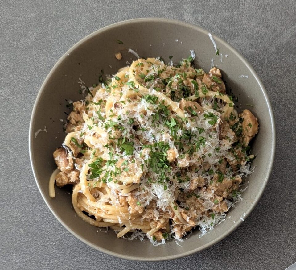 Pasta with Cumberland Sausage Ragu - Dewfresh Products
